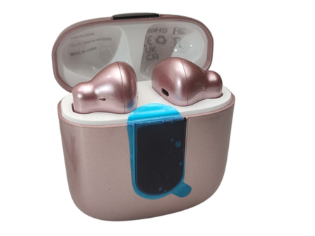 SŁUCHAWKI BEZPRZEWODOWE DOUSZNE JESEBANG BD86 RÓŻOWE BLUETOOTH 5.3