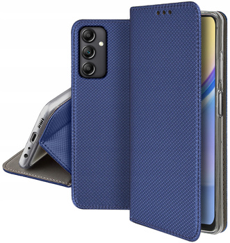 Etui z klapką do Samsung Galaxy A25 5G Magnetic Case granatowe