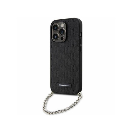 Etui Karl Lagerfeld Saffiano Monogram Chain iPhone 14 Pro Max 6,7"