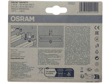 Starter Osram do pojedynczej operacji 230 V AC ST 171