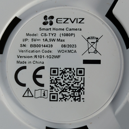 Kamera wewnętrzna obrotowa EZVIZ CS-TY2 2MP Full HD WiFi 360°