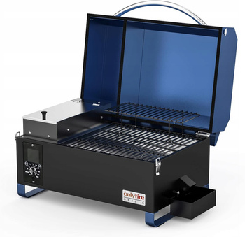 Grill elektryczny na pellet z pokrywą 8 w 1 Onlyfire wielofunkcyjny