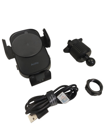 Uchwyt samochodowy na kratkę z ładowarką indukcyjną LED 15W Auckly CW15