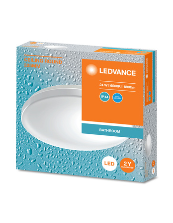 Lampa sufitowa LED Plafon Ceiling Round 33cm 24W 6500K 1800lm IP44 Ledvance