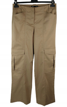 Spodnie damskie SINSAY Rozmiar XS BRĄZOWE