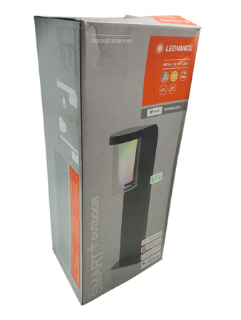 Słupek ogrodowy LED WiFi Ledvance CASCADE POST 10W barwa ciepła 50 cm