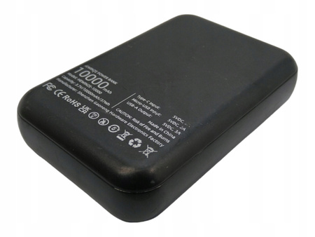 Powerbank HEWINZE 10000mAh/3.7V/37Wh Czarny