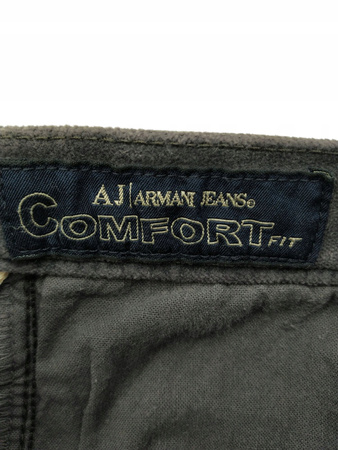 Spodnie damskie Armani Jeans Comfort Fit Szare ROZ.26