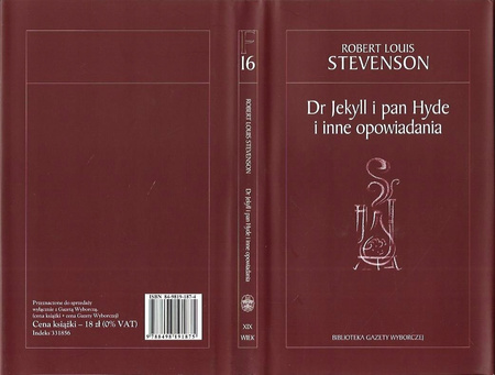 KSIĄŻKA DR JEKYLL I PAN HYDE I INNE OPOWIADANIA ROBERT LOUIS STEVENSON