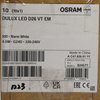Zestaw 10 żarówek LED OSRAM DULUX D26 VT EM G24D 9,5W=26W 1080lm ciepła