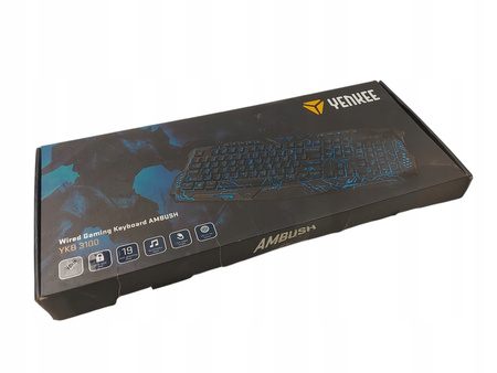 Klawiatura przewodowa membranowa YENKEE YKB 3100 Ambush QWERTZ