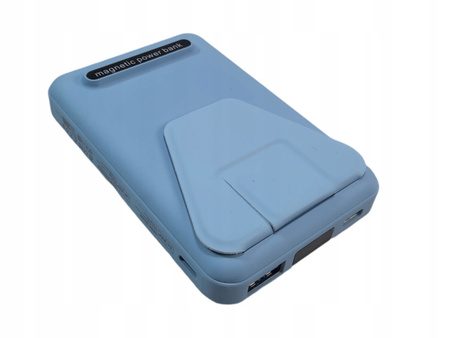 Powerbank Aoguerbe ładowanie bezprzewodowe KT-D009 |10000mAh| BŁĘKITNY