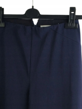 SPODNIE DAMSKIE GARNITUROWE GRANATOWE PATRIZIA PEPE ROZ.36