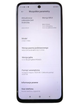 Smartfon Xiaomi Redmi 10 21061119DG 4/64GB 6.5” 50MP 5000mAh