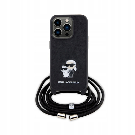 Etui Karl Lagerfeld Plecki do Apple iPhone 15 Pro czarne