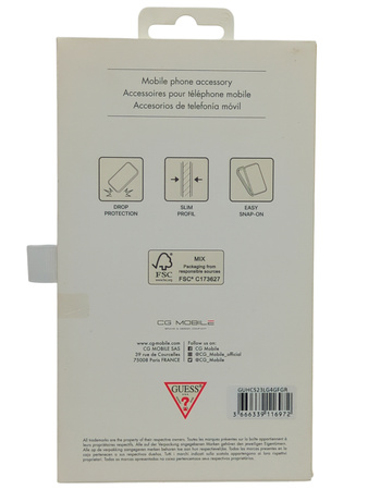 Etui Guess Plecki do Samsung Galaxy s23 Ultra czarny