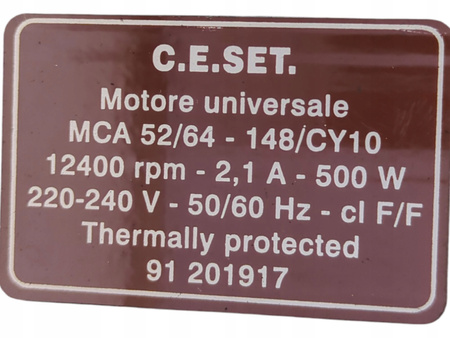 SILNIK NAPĘDOWY C.E.SET. MCA52/64-148/CY10 GD0-69-CMM0-G4S PRALKI CANDY