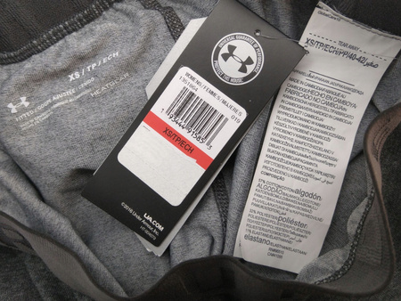 LEGGINSY DAMSKIE UNDER ARMOUR XS SZARE