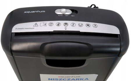 NISZCZARKA DO PAPIERU HYKKER 220034-SH czarna 8l