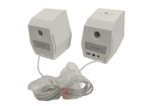 Zestaw dwóch głośników gamingowych komputerowych RGB Sanyun 36W USB BT AUX