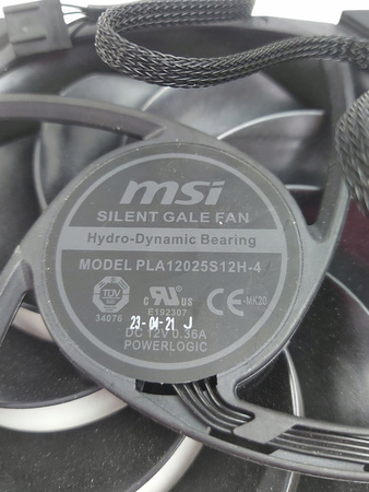 Wentylator MSI Hydro-Dynamic Bearing 120mm x2 / PLA12025S12H-4 2 SZTUKI