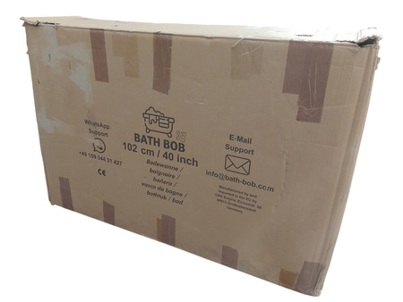 Składana wanna wanienka dla bobasa Bath Bob 102 x 66 x 72 cm 170L