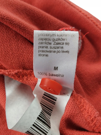 Koszulka Polo męska VISTULA Rozmiar M POMARAŃCZOWA