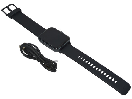 Zegarek damski na pasku Smartwatch IDW19 czarny