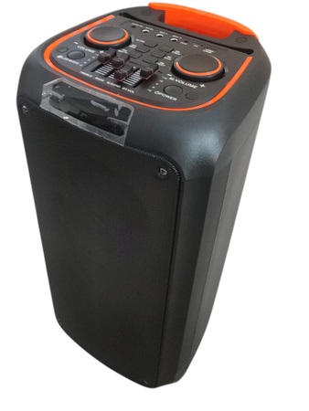 Głośnik bezprzewodowy karaoke Lororado 40W XP2 2x MIKROFON + PILOT
