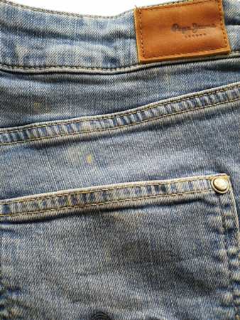 SPODNIE JEANS DAMSKIE PEPE JEANS ROZMIAR 28/30 NIEBIESKIE