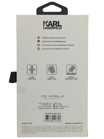 Etui Karl Lagerfeld Plecki do Samsung Galaxy s23 Ultra różowe