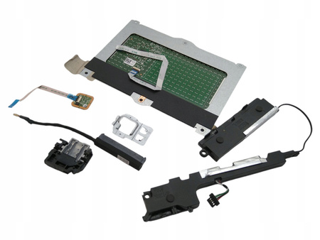 Ramka, przewód HDD, czytnik linii, obudowa gniazda LAN laptopa HP 450 G7