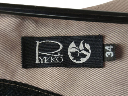 SUKIENKA RYŁKO ROZMIAR 34 BEŻOWO-SZARA