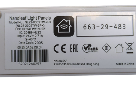 Panele świetlny Led Nanoleaf NL22 Nanoleaf Canvas Smarter Kit 9 trójkątów