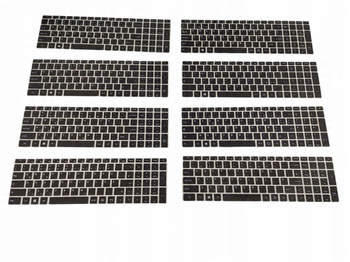 Folia ochronna na klawiaturę do laptopa SGIN M15 Pro (PL, DE, GB)