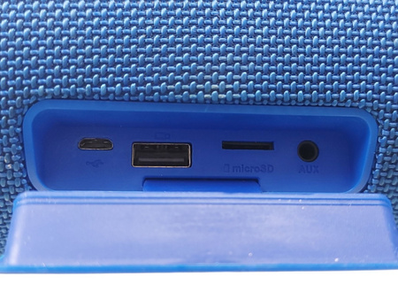 Głośnik mobilny XMUSIC BTS800B Niebieski Bluetooth AUX Radio FM