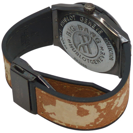 Zegarek męski na pasku HUBLOT Geneve 882888 brązowy