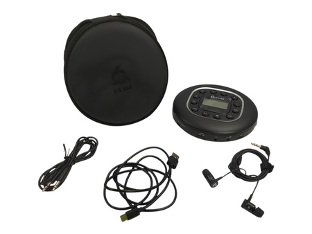 PRZENOŚNY ODTWARZACZ CD DISCMAN + SŁUCHAWKI BLUETOOTH FM SD Klim Journey