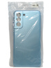 Etui Plecki do Samsung Galaxy S21 FE Metalic Case błękitne