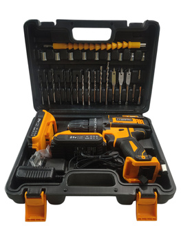 Wiertarka akumulatorowa JYGMPRO MR3705T 21V 42Nm 2-biegowa LED