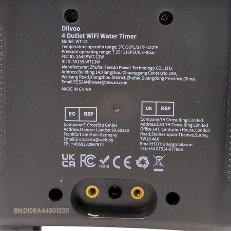 Komputer do nawadniania DIIVOO WT-13W | 4 wyjścia | WiFi