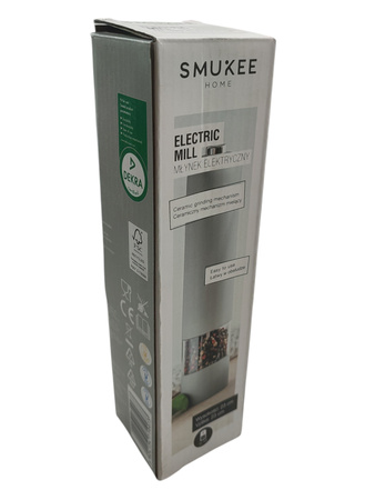 MŁYNEK ELEKTRYCZNY DO PRZYPRAW SMUKEE 310462-5 BIAŁY