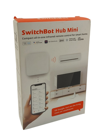 Inteligentna centralka SWITCHBOT Hub Mini do zdalnego sterowania (W0202200)