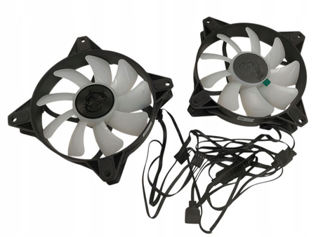 Wentylatory MSI FDB Bearing 120mm x2 / FD12025L12SPAA RBG 2 SZTUKI