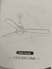 Lampa sufitowa z wiatrakiem Ceiling Fan with Light 1920lm 18W 60W Lampa LED
