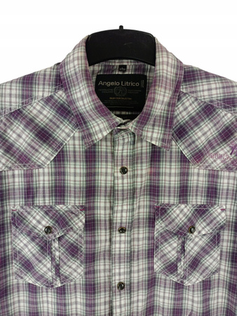KOSZULA MĘSKA ANGELO LITRICO ROZMIAR L W KRATE