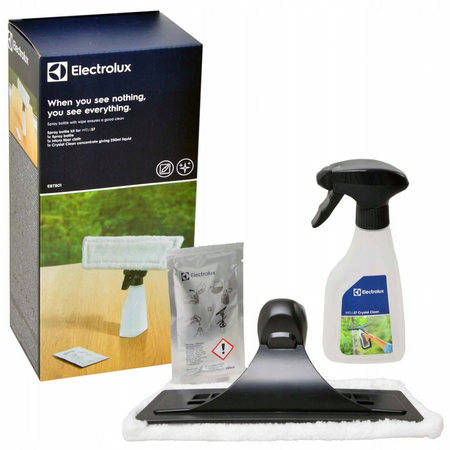 Zestaw spryskiwacz z padem + Crystal clean koncentrat EBTB01 WELL S7