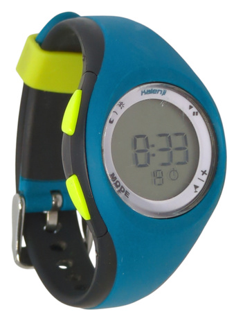 Zegarek cyfrowy sportowy na silikonowym pasku KALENJI 2484421 niebieski