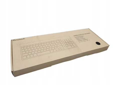 Bezprzewodowa klawiatura Cimetech KF10 2.4GHz slim cicha USB