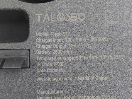 Robot do czyszczenia basenu Robot basenowy Talosbo Pleco S1